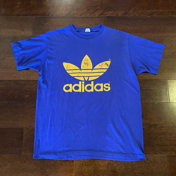 adidas | Shirts | Vintage Adidas Trefoil Logo Usa Single Stitch Tshirt ...